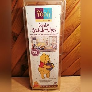 Winnie The Pooh Pre-Cut Reusable Wall Decorations